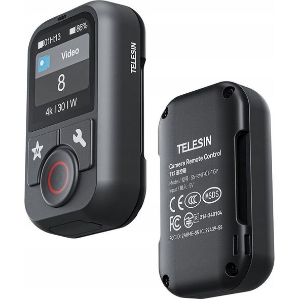 Pilot Bezprzewodowy Bt Do Gopro Hero 13 12 11 10 9 8 Black Max Telesin Ip54 / S5-rmt-01-tgp / T13