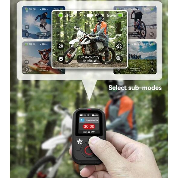 Pilot Bezprzewodowy Bt Do Gopro Hero 13 12 11 10 9 8 Black Max Telesin Ip54 / S5-rmt-01-tgp / T13