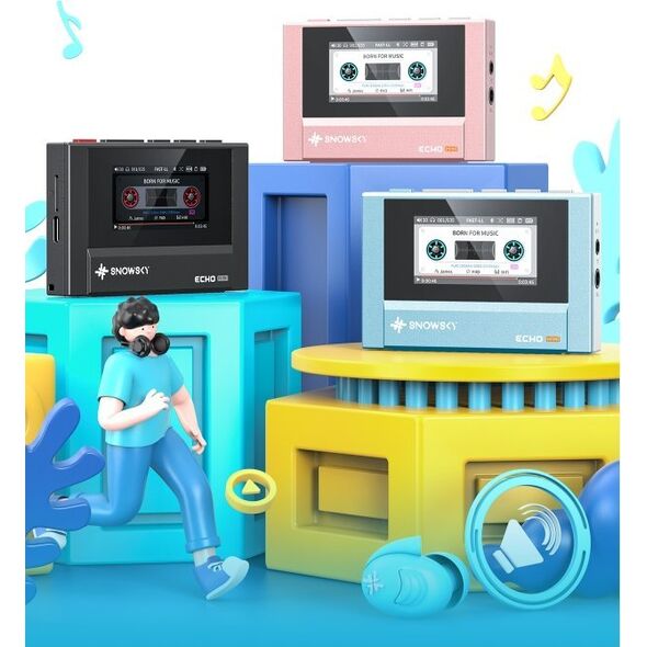 FIIO SNOWSKY ECHO MINI Przenośny odtwarzacz Hi-Res róźowy