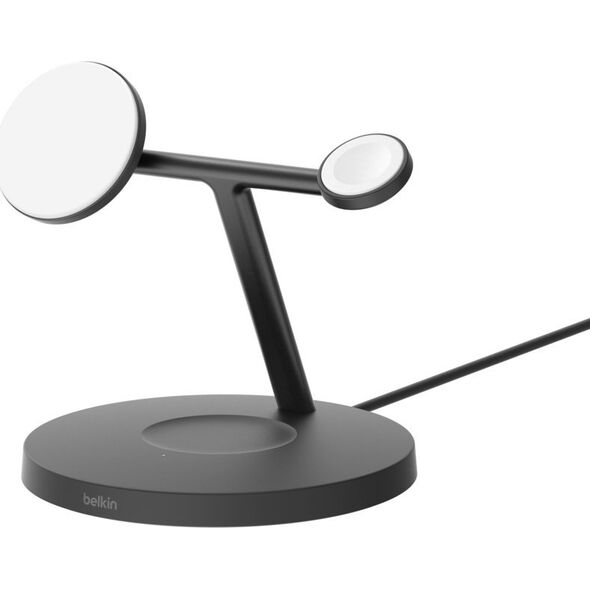 Belkin Stacja do ładowania bezprzewodowego na iPhone, Apple Watch, AirPods, Qi2 15W, czarna