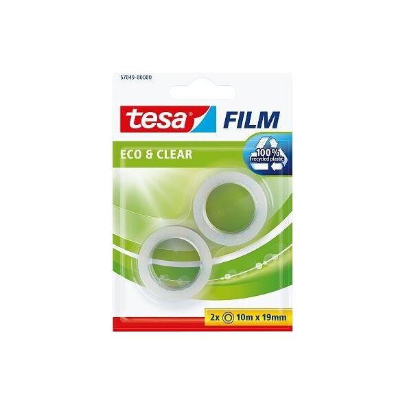 Tesa tesafilm eco&clear Rolle 10m 19mm Blister               2St.