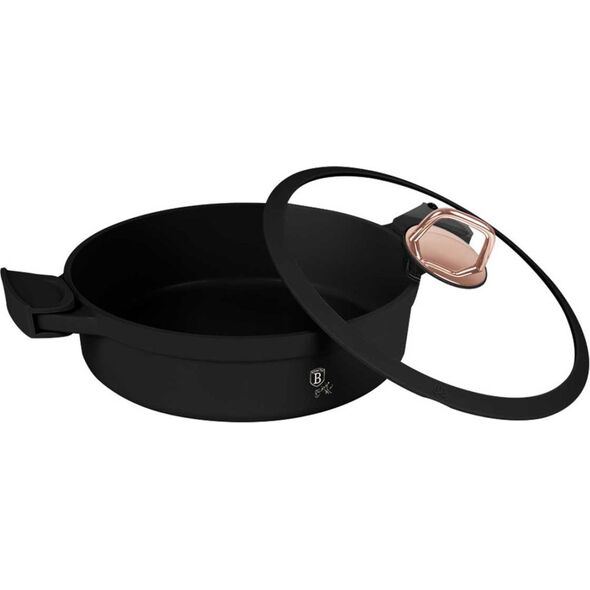 GARNEK TYTANOWY 28cm BERLINGER HAUS BH-1455 BLACK ROSE