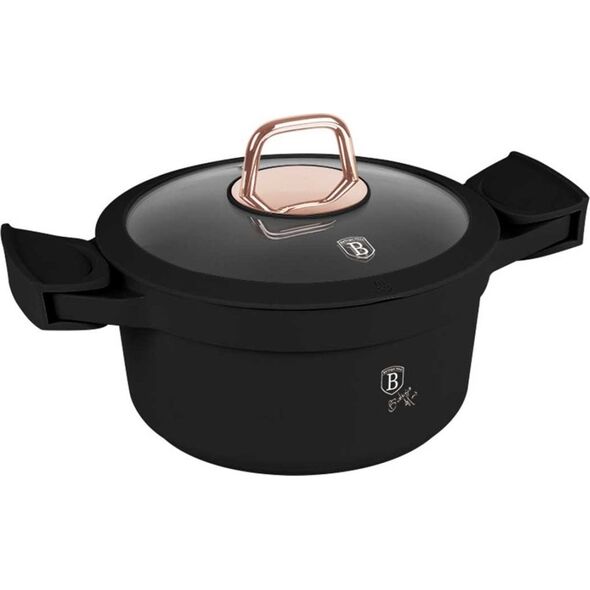 GARNEK TYTANOWY 20cm BERLINGER HAUS BH-1456 BLACK ROSE