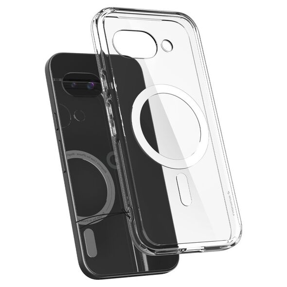 Θήκη SPIGEN ULTRA HYBRID MAG συμβατή με MagSafe για GOOGLE PIXEL 9A clear/white