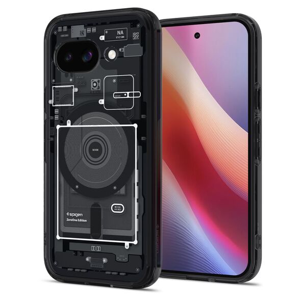 Θήκη SPIGEN ULTRA HYBRID MAG συμβατή με MagSafe για GOOGLE PIXEL 9A zero one black