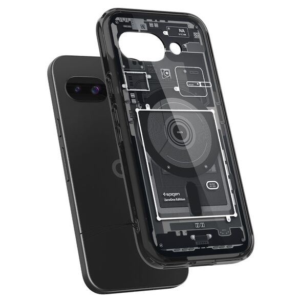 Θήκη SPIGEN ULTRA HYBRID MAG συμβατή με MagSafe για GOOGLE PIXEL 9A zero one black