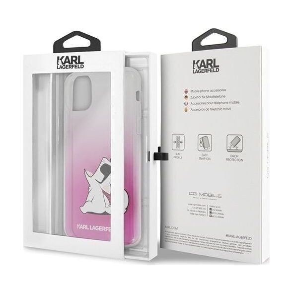 Karl Lagerfeld Karl Lagerfeld KLHCN65CFNRCPI iPhone 11 Pro Max hardcase różowy/pink Choupette Fun