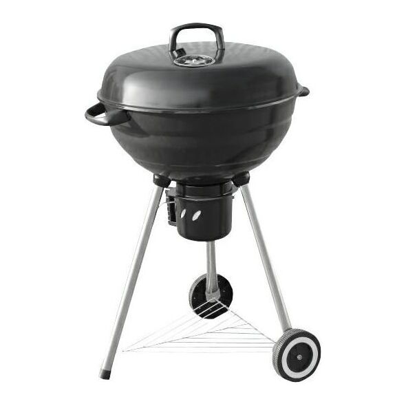Master Grill & Party MG910 Grill ogrodowy węglowy 46 cm x 46 cm