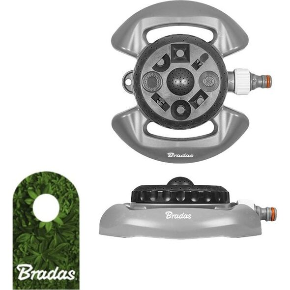 Bradas 8-funkcyjny zraszacz na podstawie WHITE LINE 5510