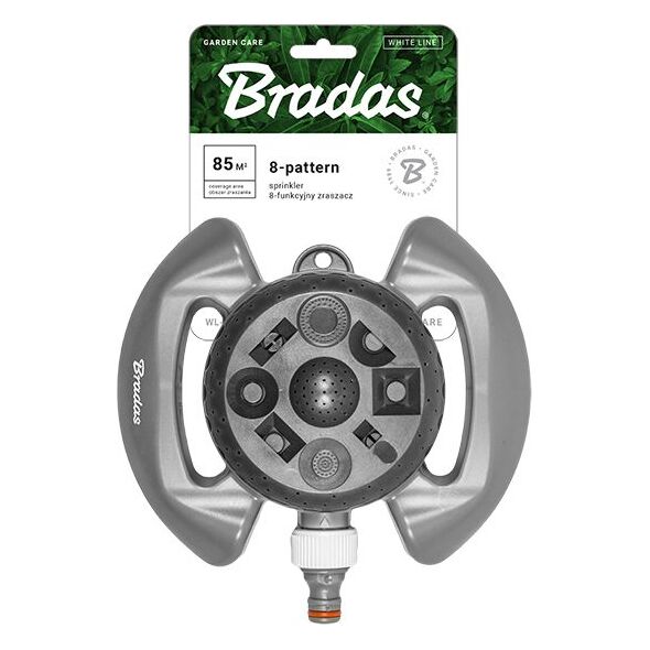 Bradas 8-funkcyjny zraszacz na podstawie WHITE LINE 5510
