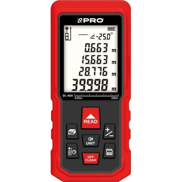 Dalmierz laserowy PRO DALMIERZ LASEROWY DL-40X