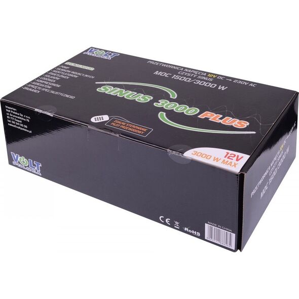 Przetwornica Nvox Przetwornica napięcia do kampera volt sinus plus 3000 12v