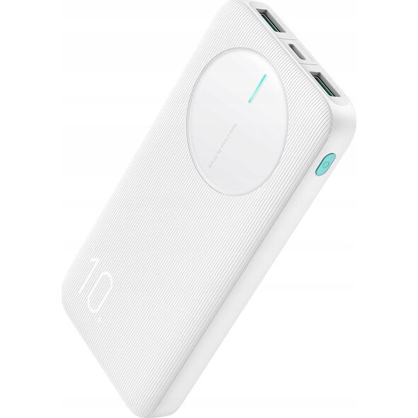 Powerbank Joyroom Powerbank Joyroom JR-PBF12 10000mAh 2.4A 2x USB-A 1x USB-C - biały