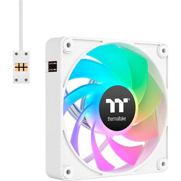 Wentylator Thermaltake CT140 EX Reverse ARGB Sync 3-pack biały (CL-F195-PL14SW-A)