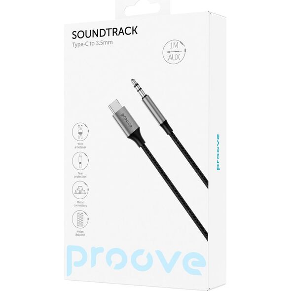 Kabel 1m Adapter AUX Audio Mini Jack 3.5mm na USB-C USB TYPE-C do Telefonu / ACST00002801