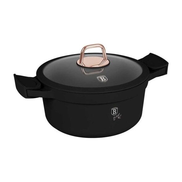 GARNEK TYTANOWY 24cm BERLINGER HAUS BH-1457 BLACK ROSE