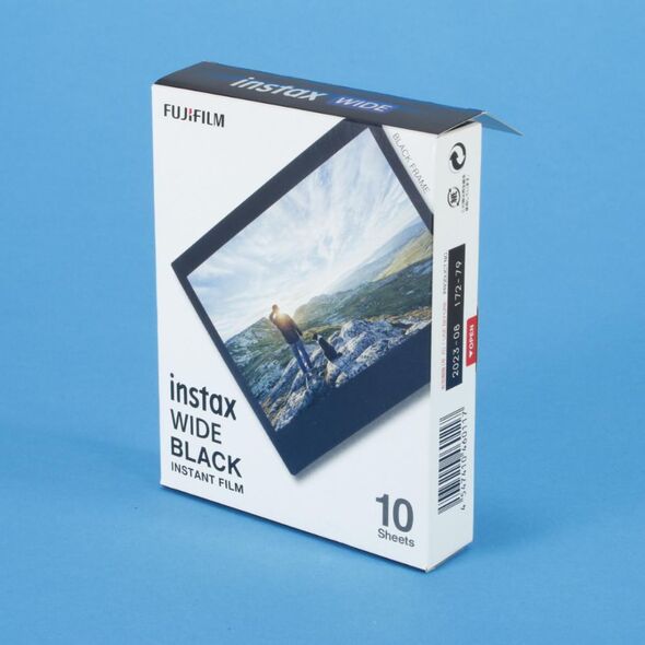 Fujifilm Color Instax Wide Instant Φιλμ (10 Exposures) Black (16745028) (FJM16745028) έως 12 άτοκες Δόσεις