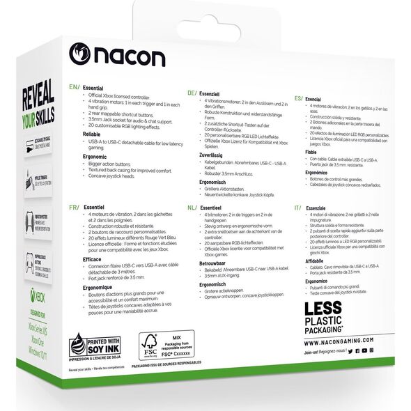 NACON XS Pad ενσύρματο EVOL-X PRO RGB