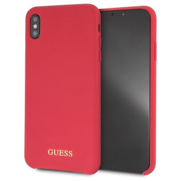 Guess Guess GUHCI65LSGLRE iPhone Xs Max red /czerwony hard case Silicone