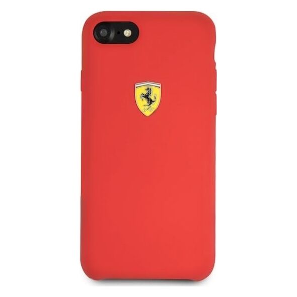 Ferrari Etui hardcase FESSIHCI8RE iPhone 7/8 Silicone czerwony-FESSIHCI8RE
