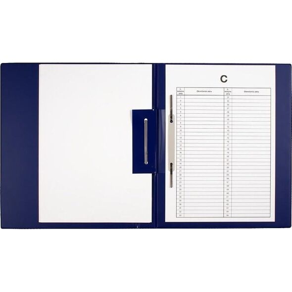 Biurfol Teczka do akt osob.(B+W) granat TD-01-05 BIURFOL