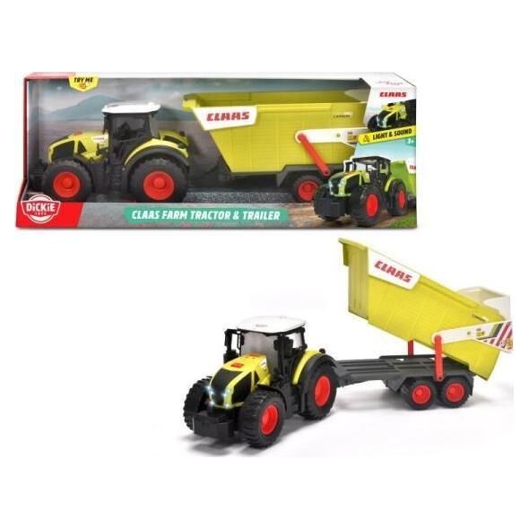 Dickie Traktor z przyczepą 64cm CLAAS FARM DICKIE