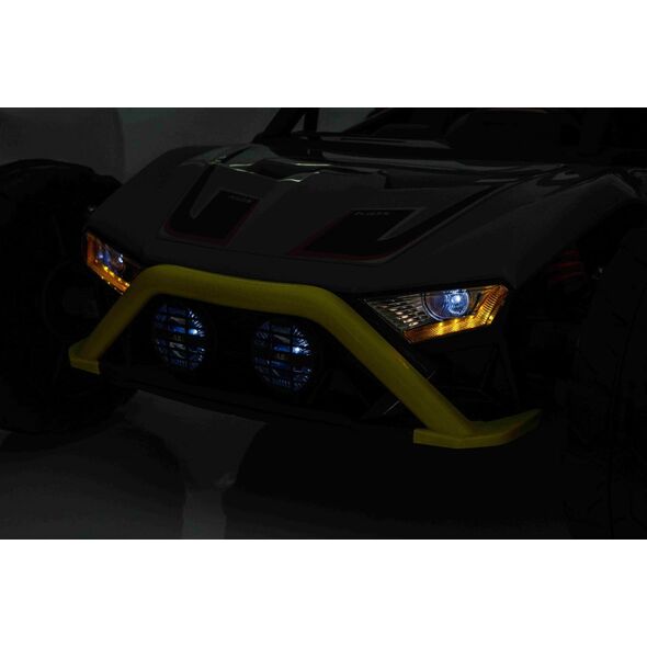 4M Auto na akumulator Pojazd Buggy Racing 5 Szary 24V