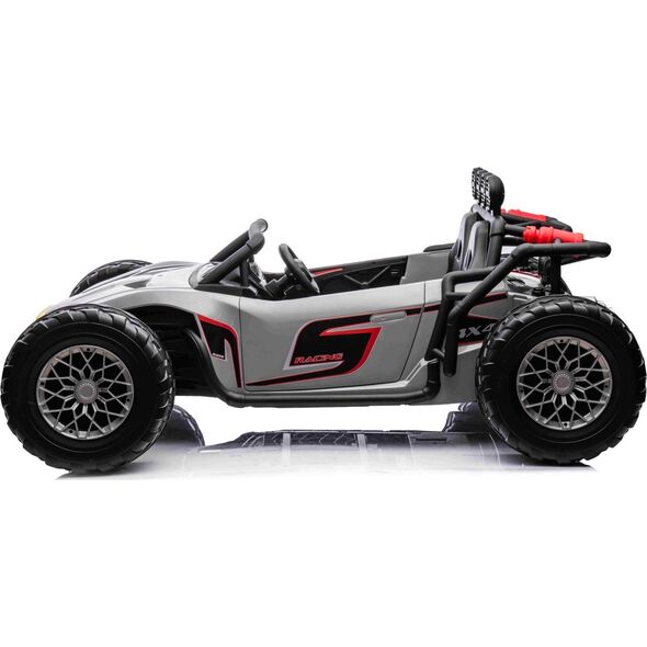 4M Auto na akumulator Pojazd Buggy Racing 5 Szary 24V