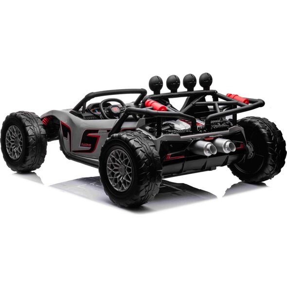 4M Auto na akumulator Pojazd Buggy Racing 5 Szary 24V