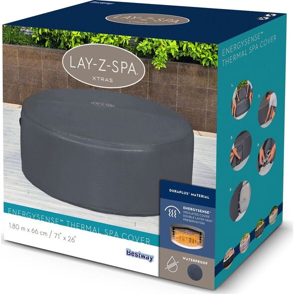 Bestway Pokrywa termiczna do SPA 180  x 66 cm Bestway 60317