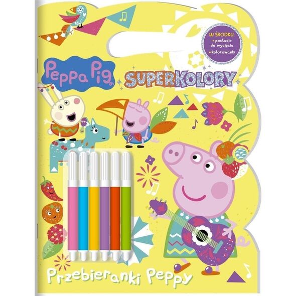 Media Service Zawada Peppa Pig. Superkolory cz.5 Przebieranki Peppy