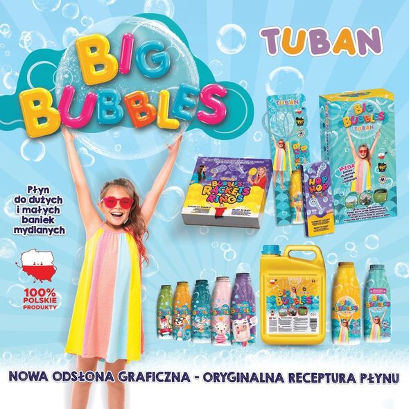 TUBAN Tuban Bańki mydlane płyn do baniek 60ml ZA4165