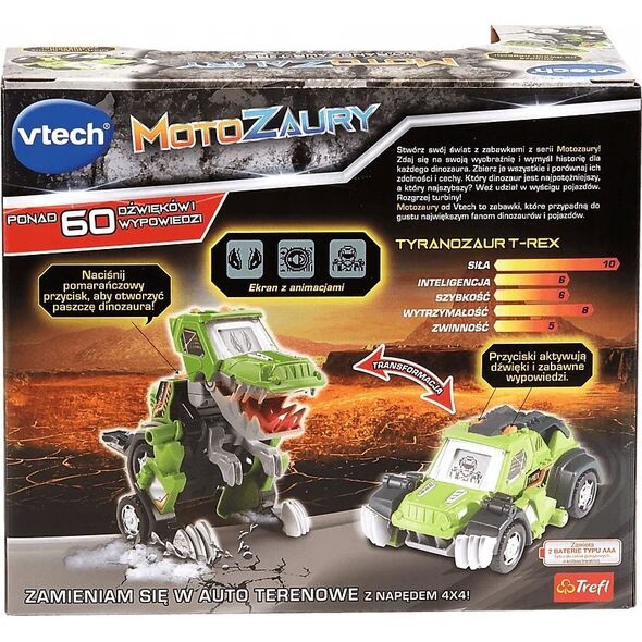 Vtech Motozaury - Tyranozaur T-Rex Teren?wka VTECH