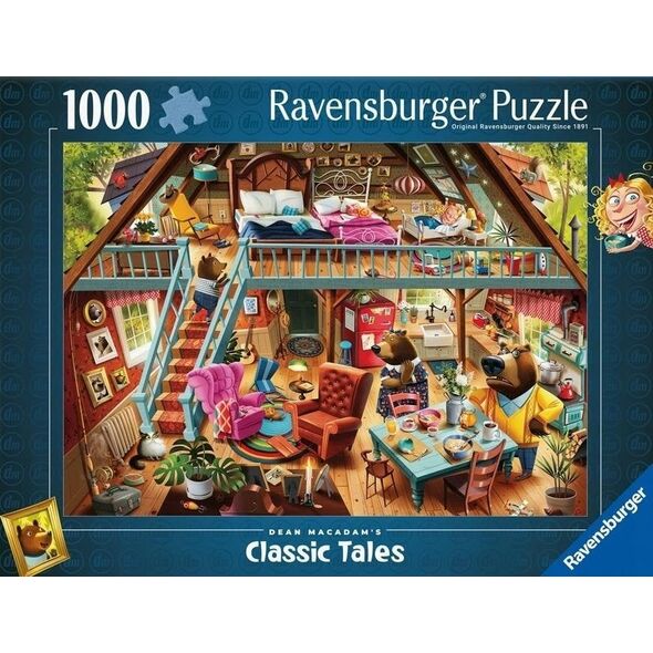 Ravensburger Puzzle 1000 Porwanie Złotowłosej