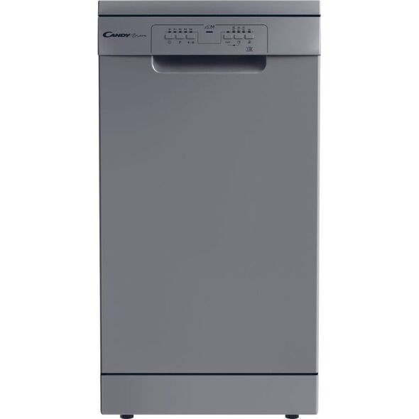 Πλυντήριο πιάτων Candy | CDPH 2L1049S | Ελεύθερης τοποθέτησης | Πλάτος 45 cm | Αριθμός σερβίτσιων 10 | Αριθμός προγραμμάτων 5 | Κατηγορία ενεργειακής απόδοσης E | Ασημί
