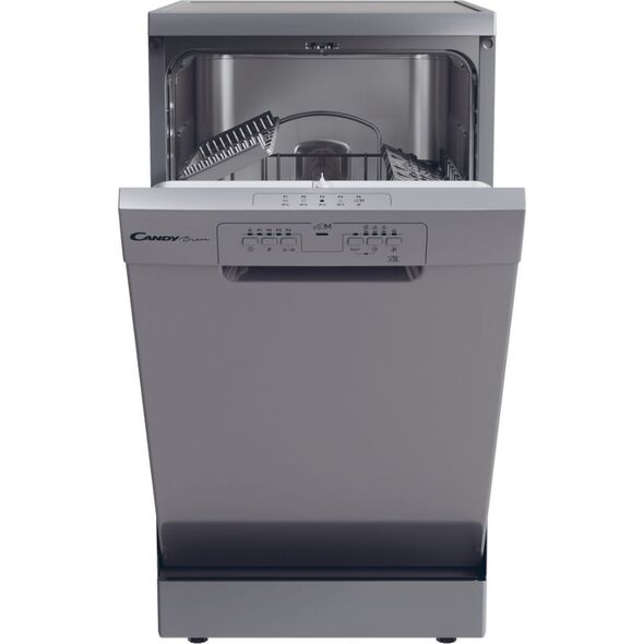 Πλυντήριο πιάτων Candy | CDPH 2L1049S | Ελεύθερης τοποθέτησης | Πλάτος 45 cm | Αριθμός σερβίτσιων 10 | Αριθμός προγραμμάτων 5 | Κατηγορία ενεργειακής απόδοσης E | Ασημί