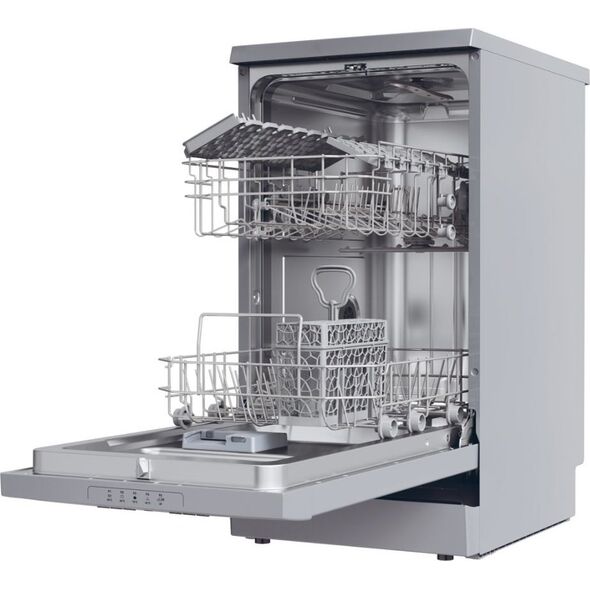 Πλυντήριο πιάτων Candy | CDPH 2L1049S | Ελεύθερης τοποθέτησης | Πλάτος 45 cm | Αριθμός σερβίτσιων 10 | Αριθμός προγραμμάτων 5 | Κατηγορία ενεργειακής απόδοσης E | Ασημί