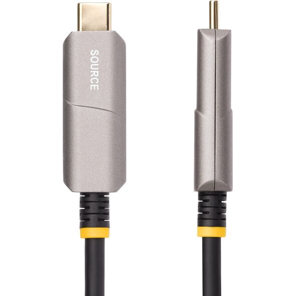 StarTech 145B-USBC-HDMI4K-AOC προσαρμογέας καλωδίου 9,15 m USB Type-C HDMI Τύπου A (Standard) Μαύρο