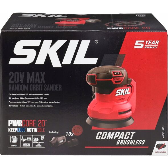 SANDER ORBITAL CORDLESS 3751CA 20V BL