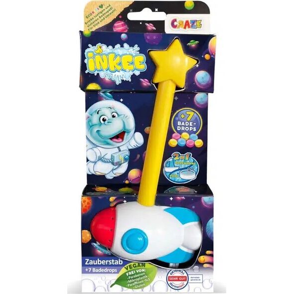 INKEE bath toy with paint Wand Rocket, 40447EN