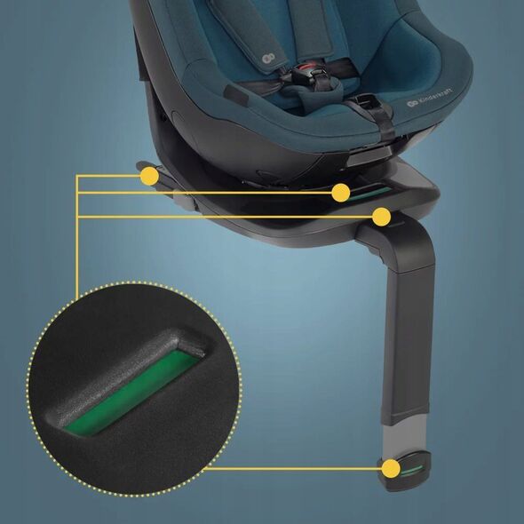 KINDERKRAFT κάθισμα αυτοκινήτου I-GUARD PRO I-SIZE, γραφίτης μαύρο