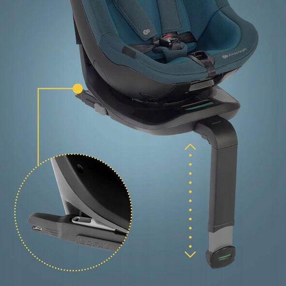 KINDERKRAFT κάθισμα αυτοκινήτου I-GUARD PRO I-SIZE, γραφίτης μαύρο