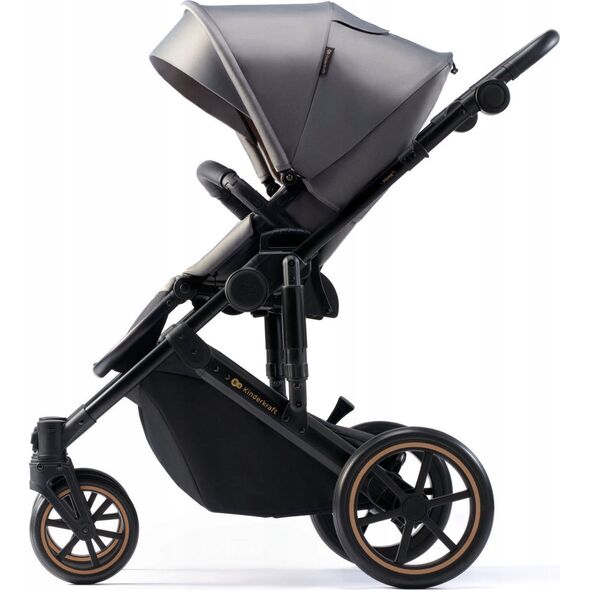 Παιδικό καρότσι KINDERKRAFT 3σε1 PRIME 2 3IN1 MINK PRO SHADOW GREY, KSPRIM02GRY300I