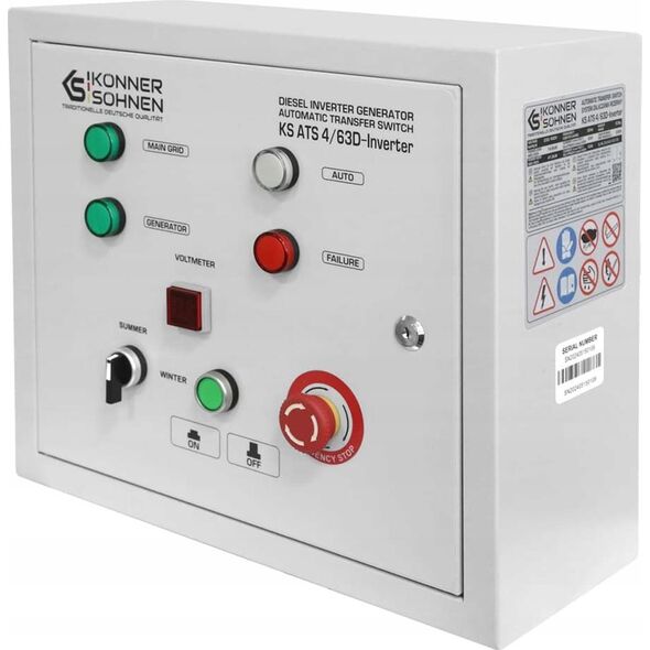 ΓΕΝΝΗΤΡΙΑ INVERTER ΠΕΤΡΕΛΑΙΟΥ KS 9500iDE ATSR 10kW 230V
