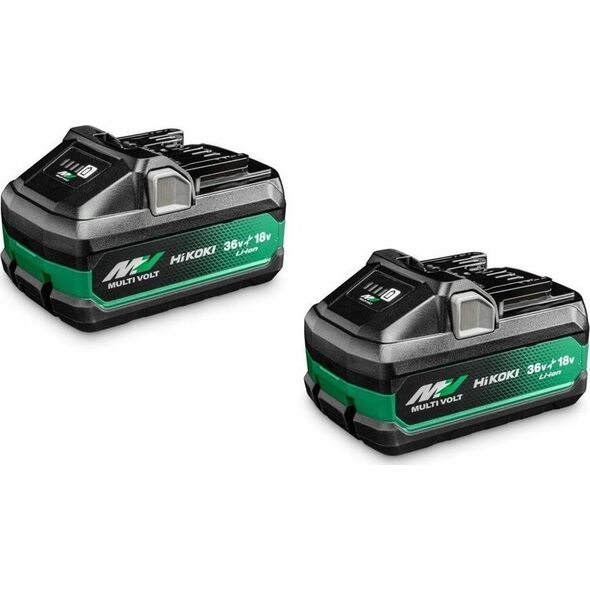 HIKOKI.MULTIVOLT BATTERY 36V 4.0Ah/18V 8.0Ah BSL36B18X 2 pcs.