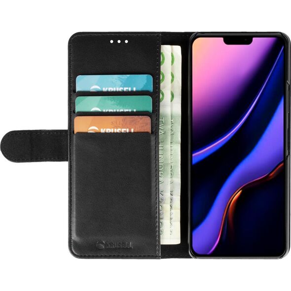 Krusell Krusell PhoneWalet iPhone 12/12 Pro 6,1" μαύρο/black 62158