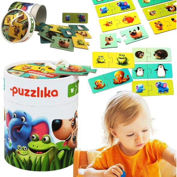 Cubika PUZZLE MOJA RODZINA 20 ELEMENTÓW PARY RODZICE DZIECI UKŁADANKA KARTONOWA