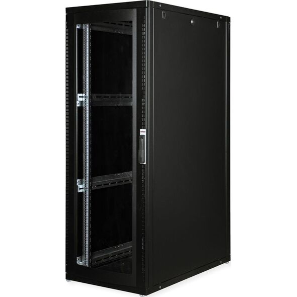 Roline ROLINE Serverschrank 48,26cm 19Zoll 36 HE 600x1000 BxT schwarz Plexiglas
