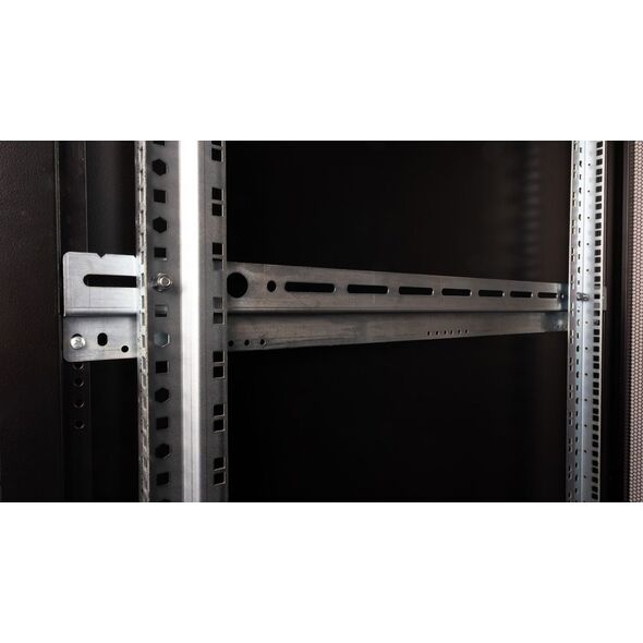 Roline ROLINE Serverschrank 48,26cm 19Zoll 36 HE 600x1000 BxT schwarz Plexiglas