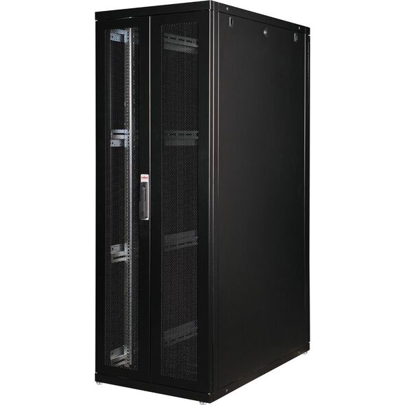 Roline ROLINE Serverschrank 48,26cm 19Zoll 36 HE 600x1000 BxT schwarz Plexiglas